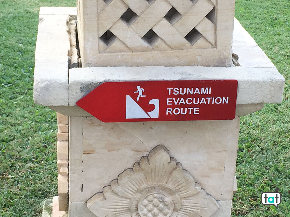 talk about travel bali tsunami evacuation route
