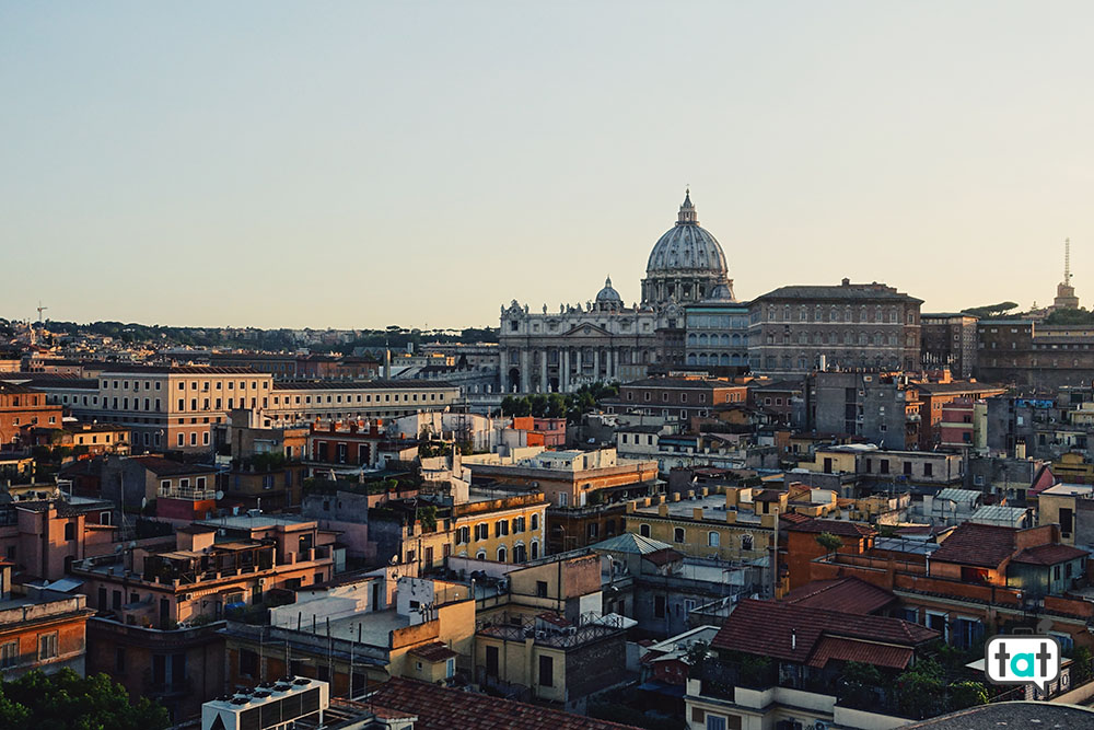Vista dall'alto di Roma