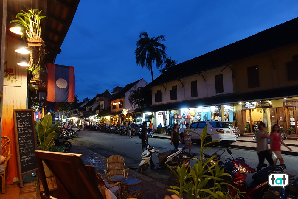 Luang Prabang di sera