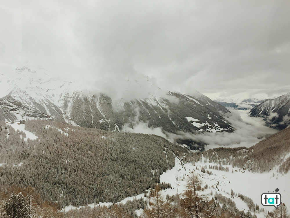 Trenino Rosso del Bernina vista
